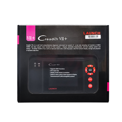 進水のクリーダー VII+ Wifi Obd2の走査器コード読者完全なECUシステム