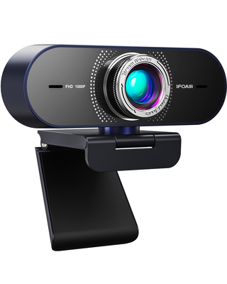6つの層の防眩レンズが付いているIFOAIR HD 1080Pコンピュータ ビデオ ウェブ画像のプロ流出のウェブ画像