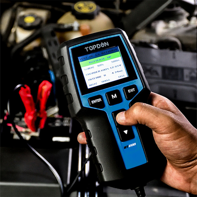 12V BT200携帯用電池のテスターの検光子車の回す充満走査器用具
